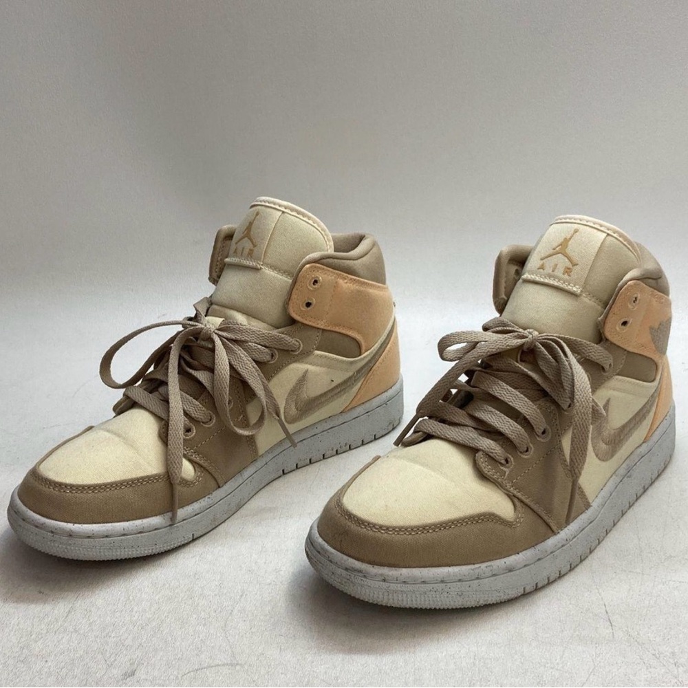 Nike Tan and Cream High-Top Sneakers - Picture 2 of 5